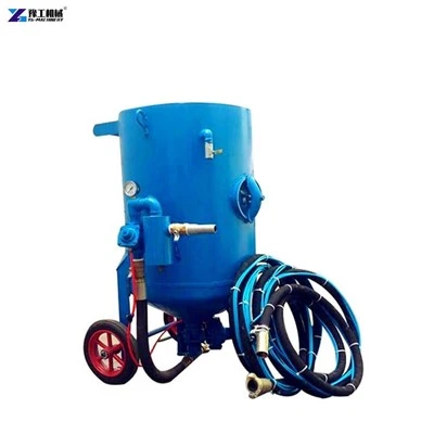 Pòtab Sandblasting Ekipman